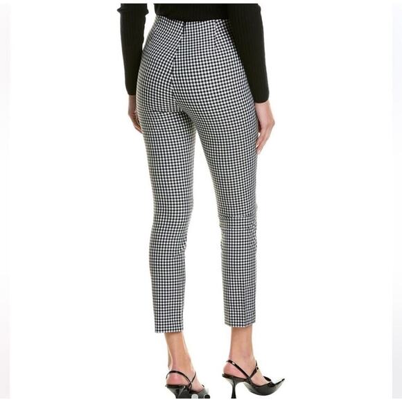 Rag and Bone Simone Gingham Pants checkered zipper pockets 10 academia preppy - Picture 3 of 16